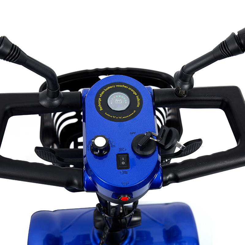 YL-08S Scooter per disabili pieghevole a 4 ruote per carichi pesanti con capacità di arrampicata di 12 °