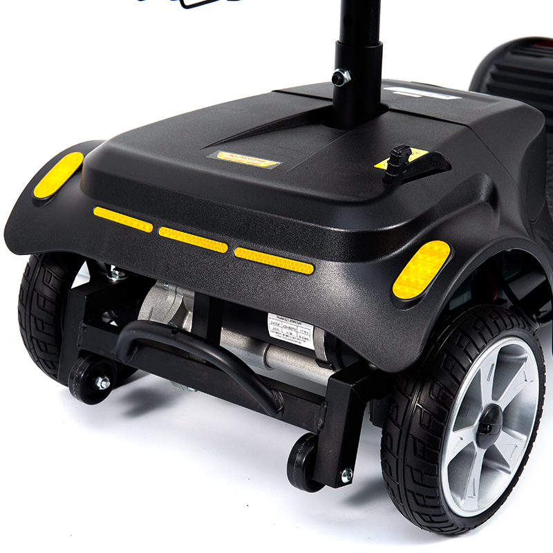 YL-07 Scooter per mobilità elettrico pieghevole da viaggio a 4 ruote con cestino