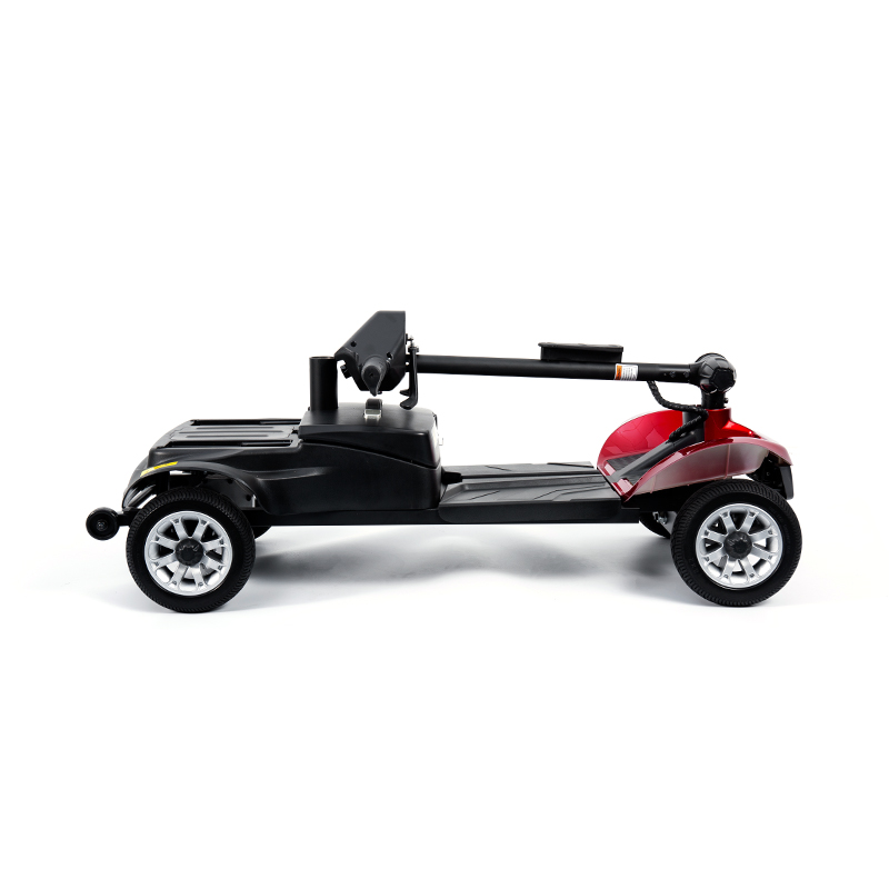 YL-02 Scooter per disabili leggero a 4 ruote per anziani, dotato di sedile girevole a 360°