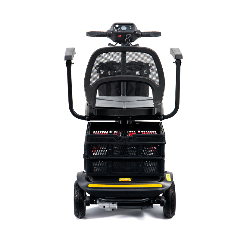 YL-02 Scooter per disabili leggero a 4 ruote per anziani, dotato di sedile girevole a 360°