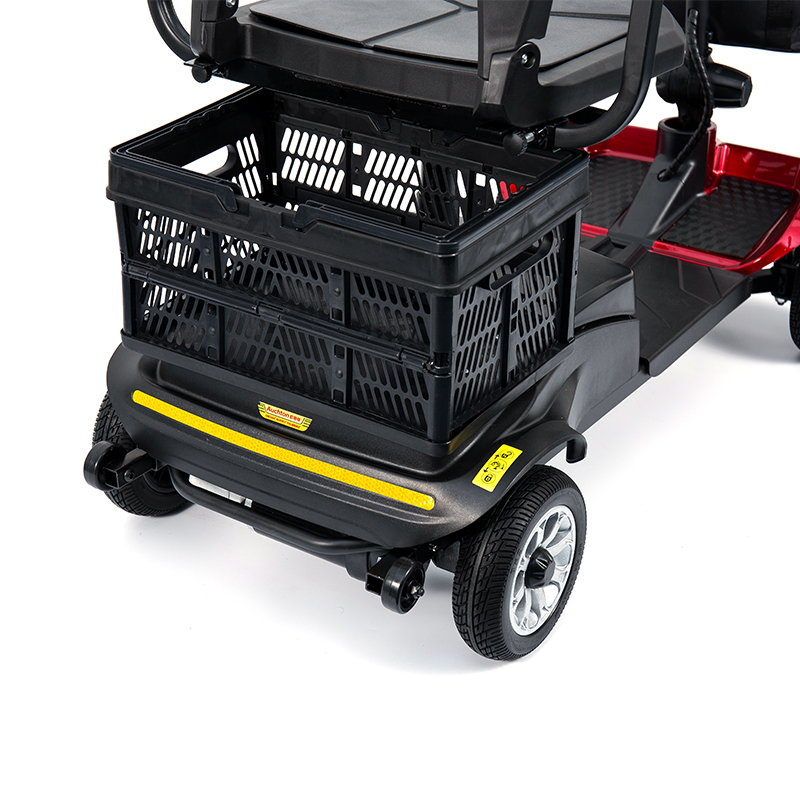 YL-02 Scooter per disabili leggero a 4 ruote per anziani, dotato di sedile girevole a 360°