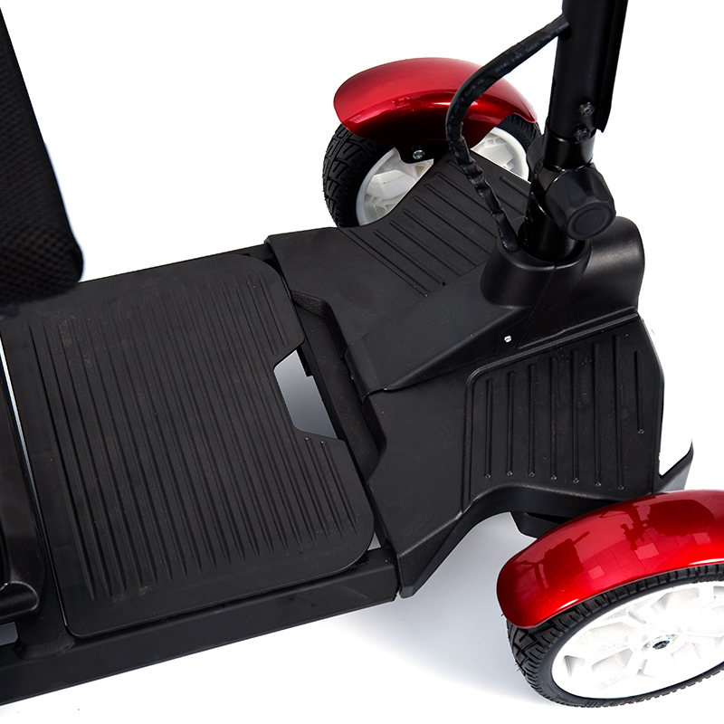 YL-211 Scooter elettrico turistico a 4 ruote per anziani con faro a LED, cestino