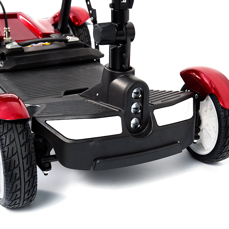 YL-211 Scooter elettrico turistico a 4 ruote per anziani con faro a LED, cestino