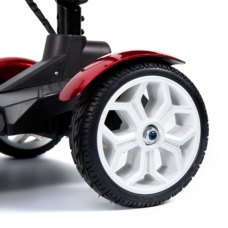 YL-211 Scooter elettrico turistico a 4 ruote per anziani con faro a LED, cestino