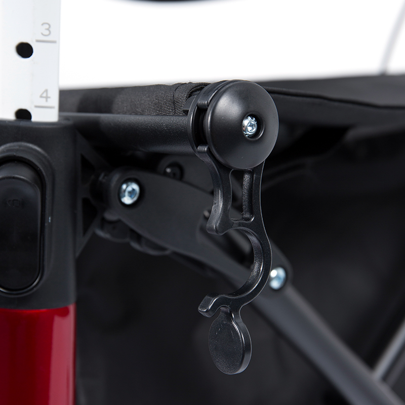 Rollator leggero HES-R306 – Pieghevole, ruote TPR, regolabile, capacità di carico 150 kg