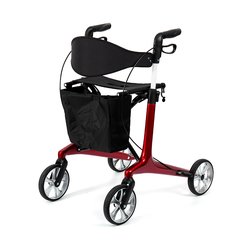 Rollator leggero HES-R306 – Pieghevole, ruote TPR, regolabile, capacità di carico 150 kg