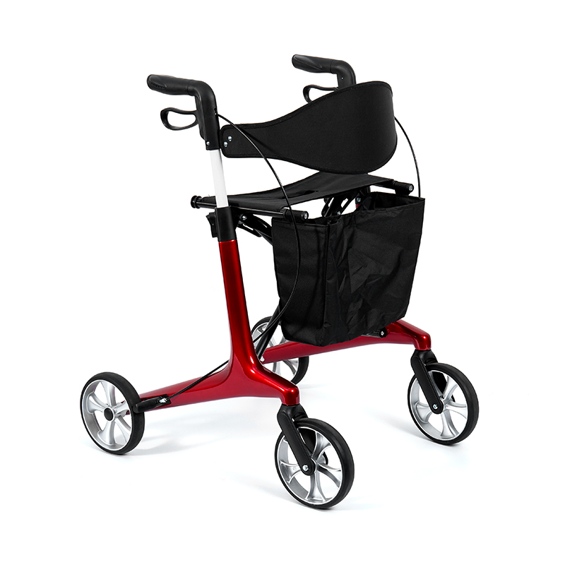 Rollator leggero HES-R306 – Pieghevole, ruote TPR, regolabile, capacità di carico 150 kg