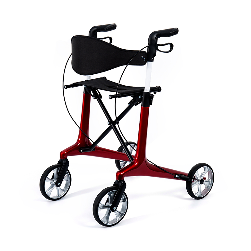 Rollator leggero HES-R306 – Pieghevole, ruote TPR, regolabile, capacità di carico 150 kg
