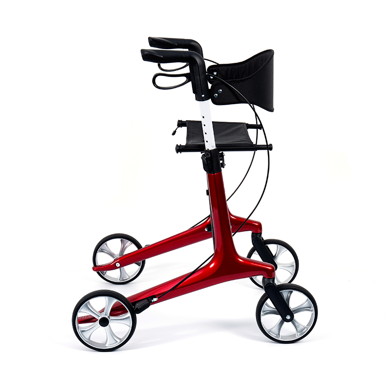 Rollator leggero HES-R306 – Pieghevole, ruote TPR, regolabile, capacità di carico 150 kg